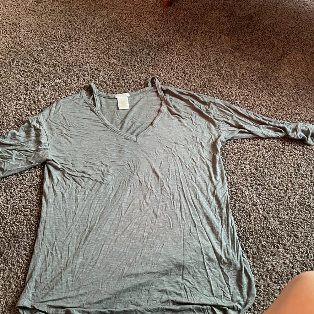 Matty m green tee shirt(sleeves come to elbows) large excellent condition